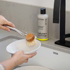 Dish Soap - Essential Oils Geranium & Lemongrass-Plastic - 16.5 FL. OZ.